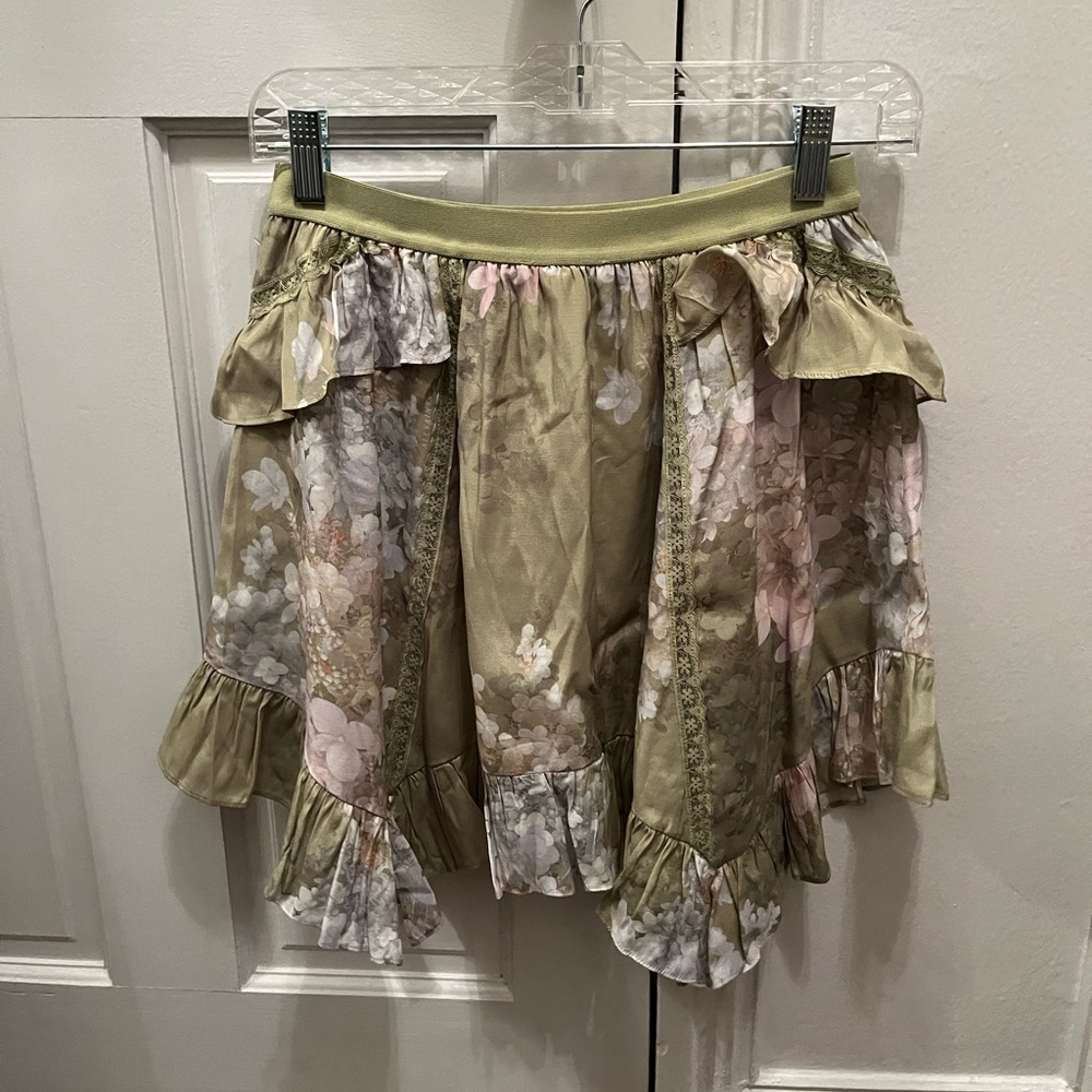 All Saints brand new with tags on green mini skirt